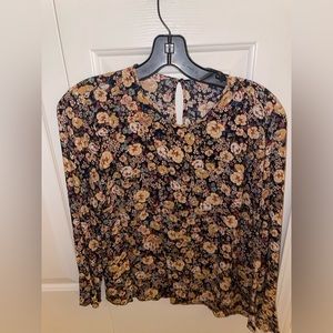 Zara floral size large top